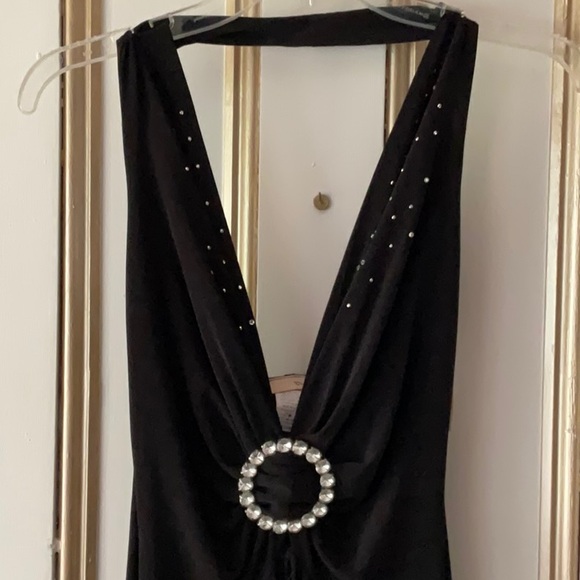 Vizio -  Black Halter Top Dress - Medium - Picture 3 of 16